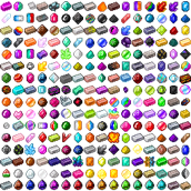 All 256 ores in the mod