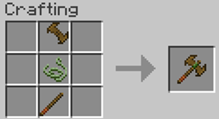 Wooden Battle Axe Recipe