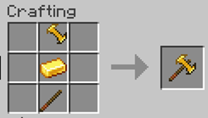 Gold Battle Axe Recipe