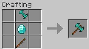 Diamond Battle Axe Recipe