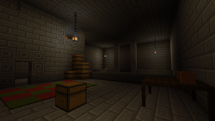 Inside the castle.