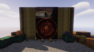 In-game look at the HTTYD Franchise Paintings resourcepack.