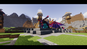 In-game look at the Isle of Berk HTTYD Berk Island map.
