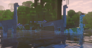 Brachiosaurus + Parasaurolophus
