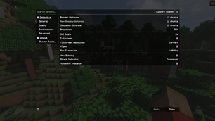 new view of settings
