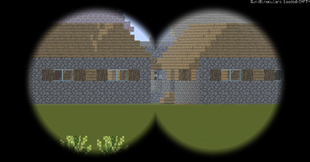 A peek through the binoculars