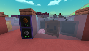 A slime pen with plort value monitors