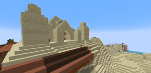 Large desert temple