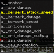 Attributes