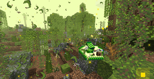 A Dryosaurus sleeps in the afternoon.