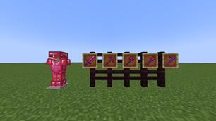 enchanted red netherite armor