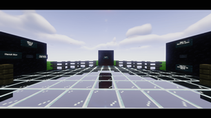 Cinematic shot from Lucky Block Challenge Lucky Pillars