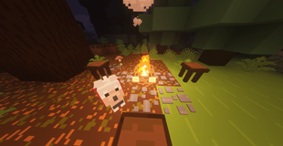 cozy campfire