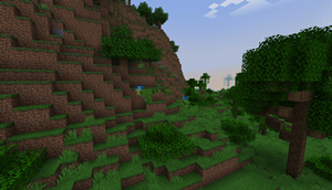 A Majungasaurus is spotted on sparse jungle