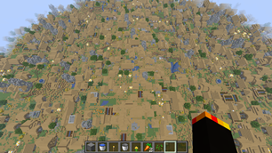 Village screenshot top down view