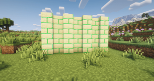 emerald endstone wall