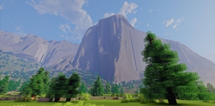 A view of the cliff from Yosemite Valley
