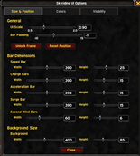 Overhauled Options Menu