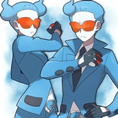 Team Blue Flare Grunts