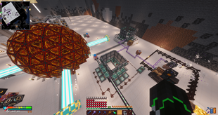 Draconic Evolution for storage and RFTools Power endergenic generator as first good power production