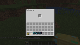 Reliquary GUI
