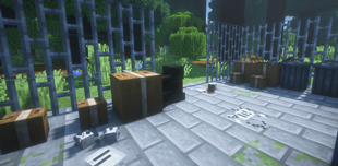 Trash area