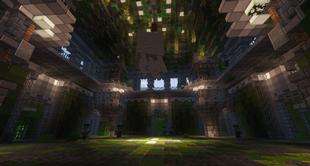 Ancient Temple Interior