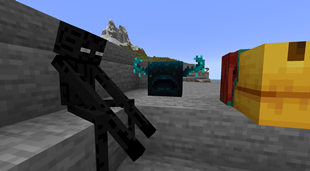 Mob corpses from the "Butchery" mod