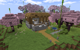 A ruined town hall