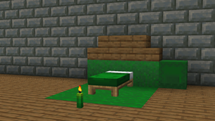 Some green dye materials!