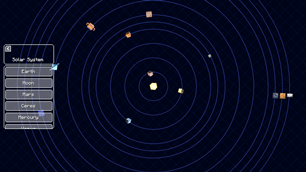 Planetary selection panel