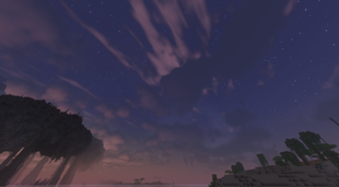 Sunset with solas shaders