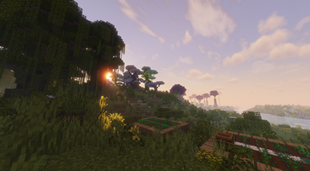Sunrise with solas shaders