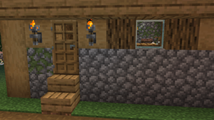 Torches in a village house!