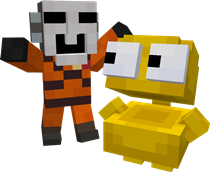 Mask scares a semibot