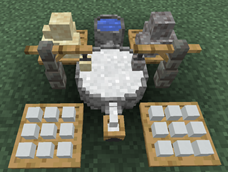 Concrete mixing station