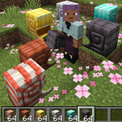 1.21.11 and below supports nautilus armor block