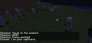 Skeletons roasting