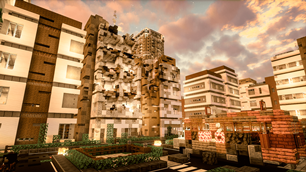 Highrise Residential Damaged Apartment