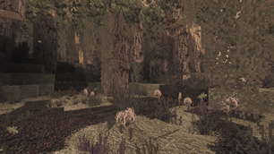 Pale garden.