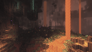 Custom Nether biome by Incendium data pack.