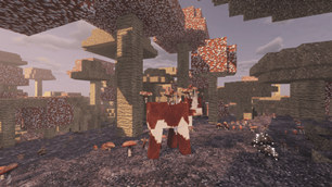 Custom Mushroom field by Terralith data pack.