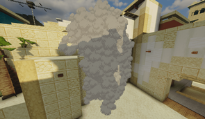 Smoke filling space below