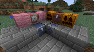 Blocks with painted frames
