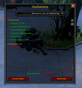 /wio invite or uninvite after boss select