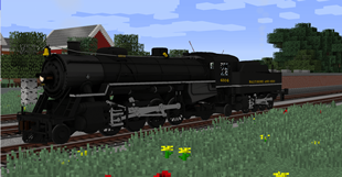 B&O 4504 + Steam Tender