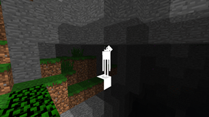 White Enderman With Shader