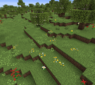 Orchard with wildflowers Biomes O' Plenty