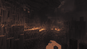 Nether world - Basalt deltad biome