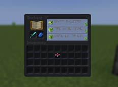 Enchanting Table UI